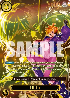Carta Lilith OP07-111, versión SP
