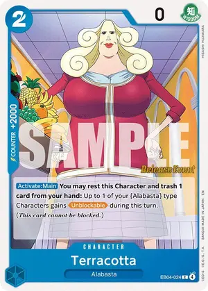 Carta Terracotta EB04-024, versión Promo