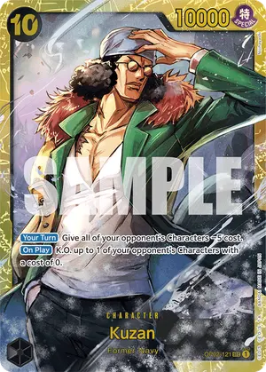 Carta Kuzan OP02-121, versión Normal
