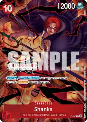 Carta Shanks P-097, versión Promo