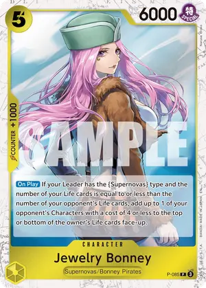Carta Jewelry Bonney P-085, versión Normal