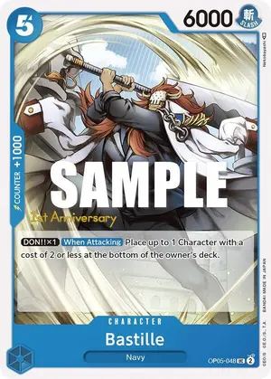 Carta Bastille OP05-048, versión Promo