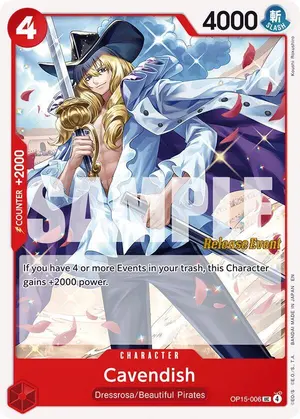Carta Cavendish OP15-006, versión Promo