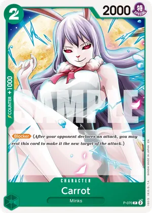 Carta Carrot P-070, versión Normal