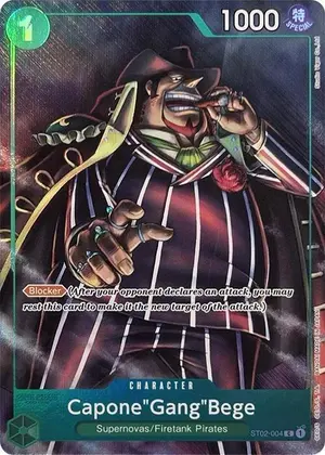 Carta Capone"Gang"Bege ST02-004, versión Arte alternativo