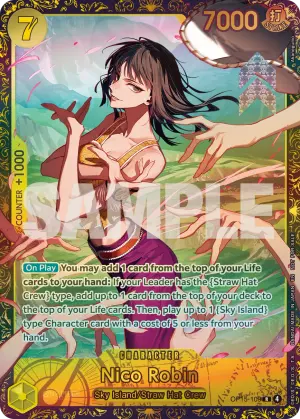 Carta Nico Robin OP15-109, versión Arte alternativo