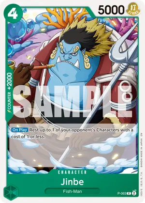 Carta Jinbe P-063, versión Normal