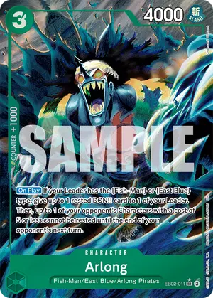 Carta Arlong EB02-011, versión Arte alternativo