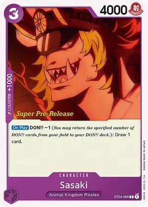 Carta Sasaki ST04-006, versión Promo