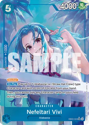Carta Nefeltari Vivi EB03-024, versión Arte alternativo