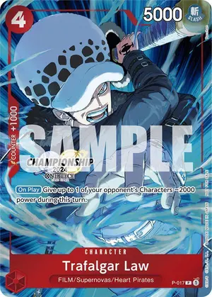 Carta Trafalgar Law P-017, versión Arte alternativo