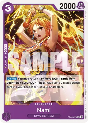 Carta Nami OP09-070, versión Normal