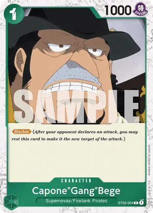 Carta Capone"Gang"Bege ST02-004, versión Normal