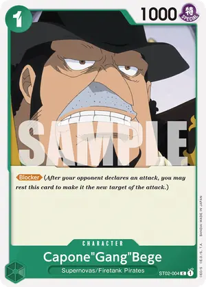 Carta Capone"Gang"Bege ST02-004, versión Normal