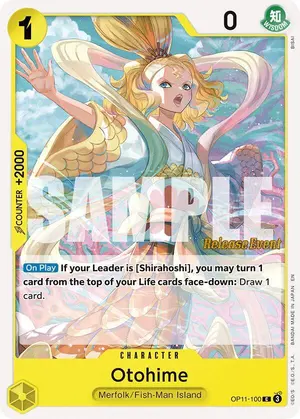 Carta Otohime OP11-100, versión Promo