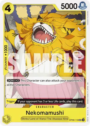 Carta Nekomamushi OP06-110, versión Normal
