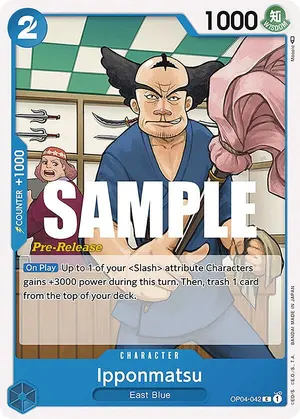 Carta Ipponmatsu OP04-042, versión Promo