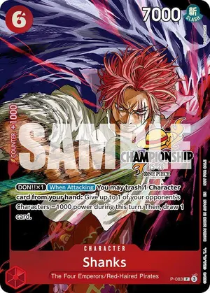 Carta Shanks P-083, versión Promo