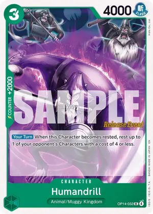 Carta Humandrill OP14-032, versión Promo