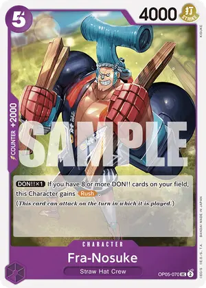 Carta Fra-Nosuke OP05-070, versión Normal