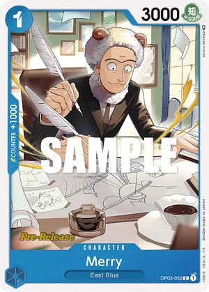 Carta Merry OP03-052, versión Promo