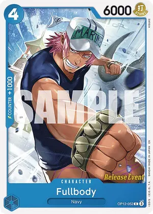 Carta Fullbody OP12-052, versión Promo