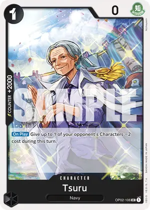 Carta Tsuru OP02-106, versión Normal
