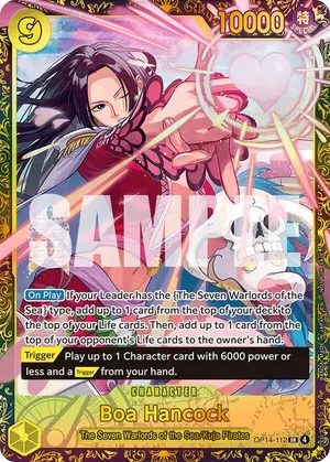 Carta Boa Hancock OP14-112, versión Arte alternativo