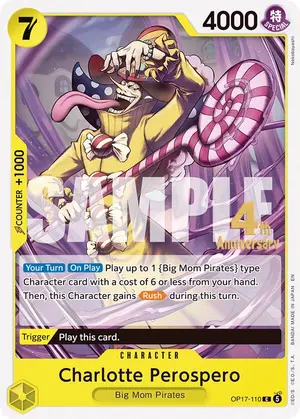 Carta Charlotte Perospero OP17-110, versión Promo