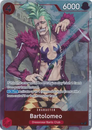 Carta Bartolomeo OP15-014, versión Arte alternativo