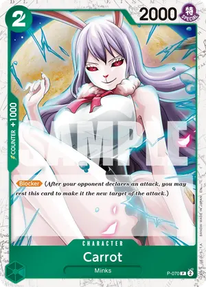 Carta Carrot P-070, versión Normal