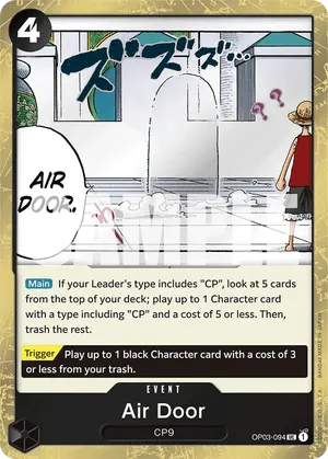 Carta Air Door OP03-094, versión Normal