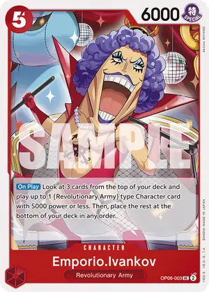 Carta Emporio.Ivankov OP06-003, versión Normal