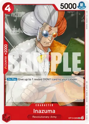 Carta Inazuma OP13-005, versión Normal