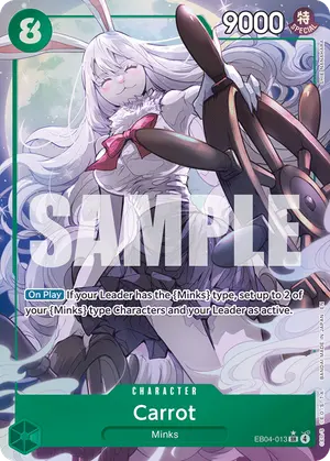 Carta Carrot EB04-013, versión Arte alternativo