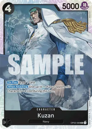 Carta Kuzan OP02-096, versión Normal