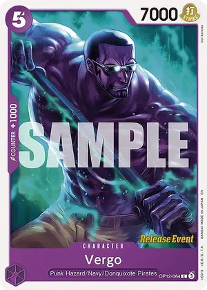 Carta Vergo OP12-064, versión Promo
