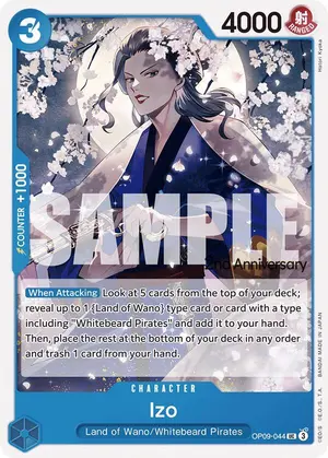 Carta Izo OP09-044, versión Promo
