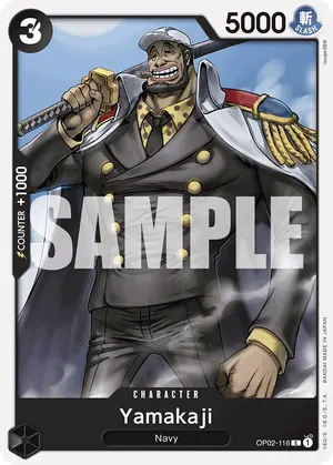 Carta Yamakaji OP02-116, versión Normal