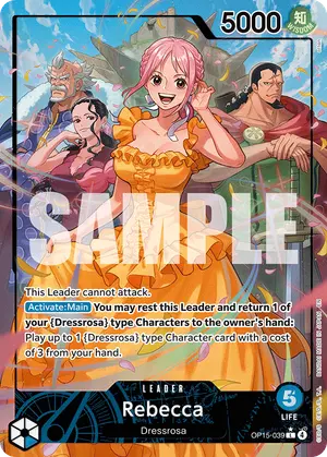 Carta Rebecca OP15-039, versión Arte alternativo