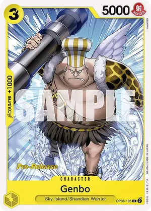Carta Genbo OP06-105, versión Promo
