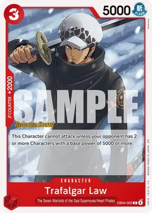 Carta Trafalgar Law EB04-005, versión Promo