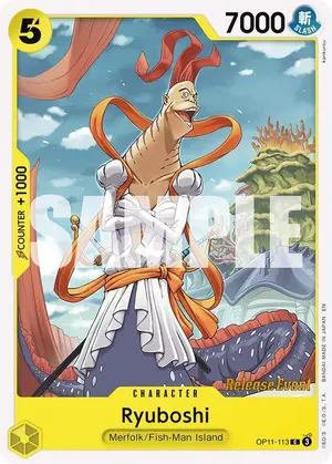 Carta Ryuboshi OP11-113, versión Promo