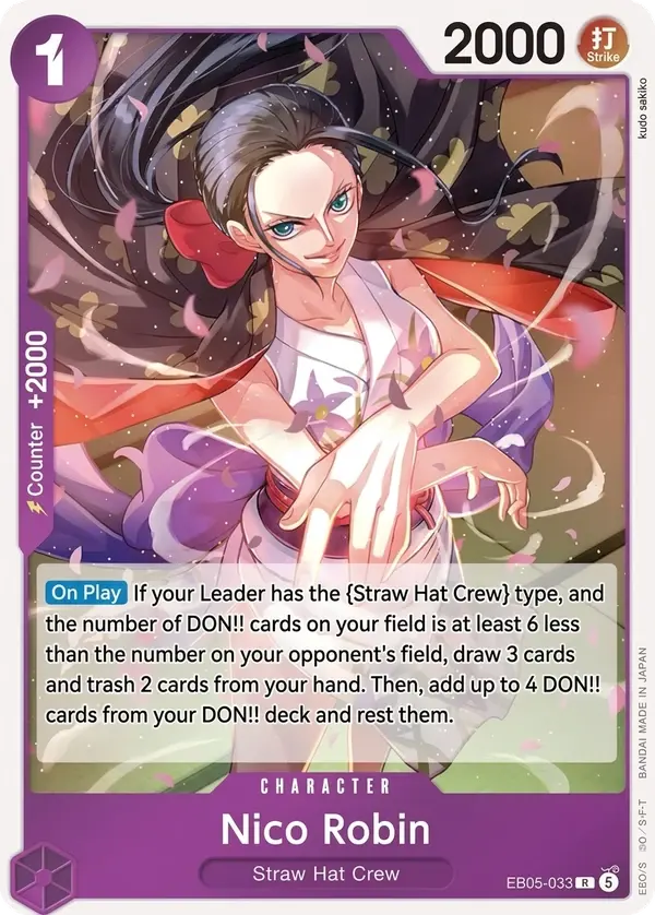 Carta Nico Robin EB05-033