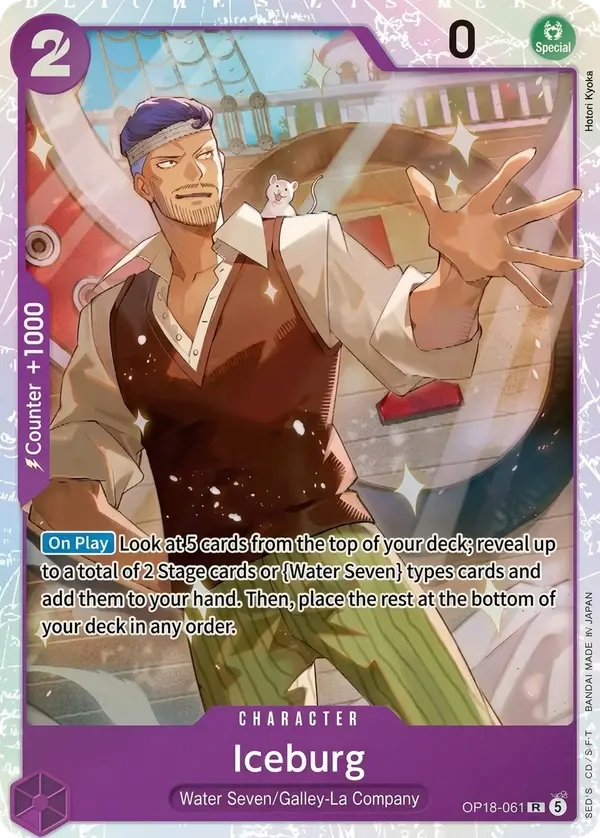 Carta Iceburg OP18-061