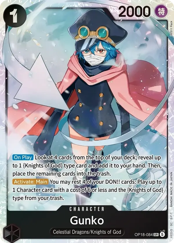 Carta Gunko OP18-084
