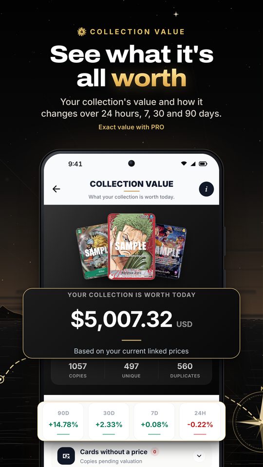See what it's all worth: value and changes
