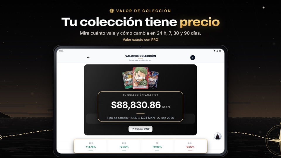 Tu colección tiene precio: valor y variación